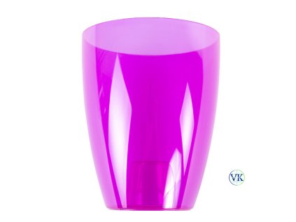 Miltonia crystal kaspó 1,58 literes – élénk pink színben, fényes átlátszó műanyagból