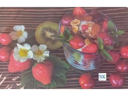 Tányéralátét 6 db különböző mintával 28x43cm